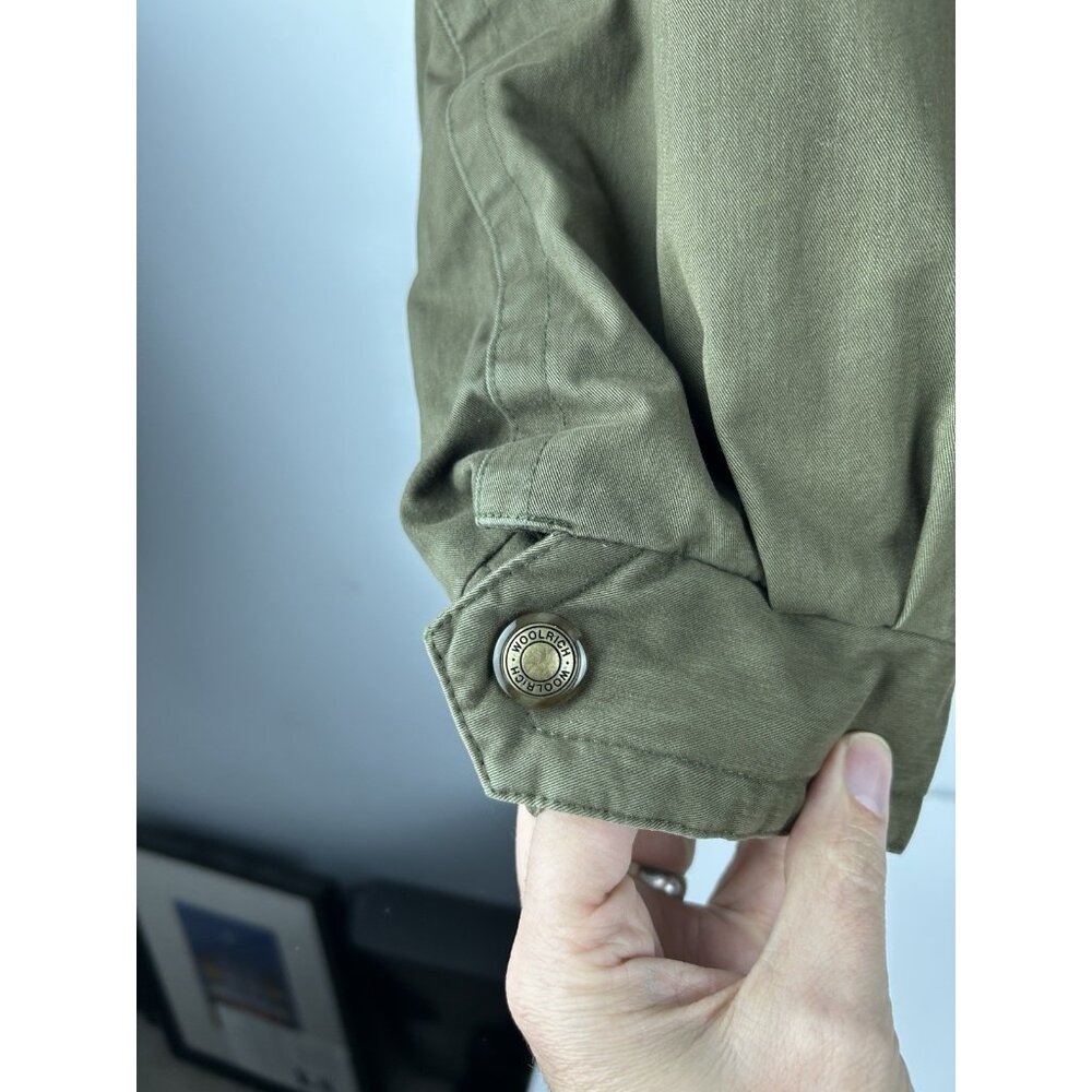 Vintage Woolrich Men's Bomber Chore  Coat Size Large Olive Green - Picture 2 of 14
